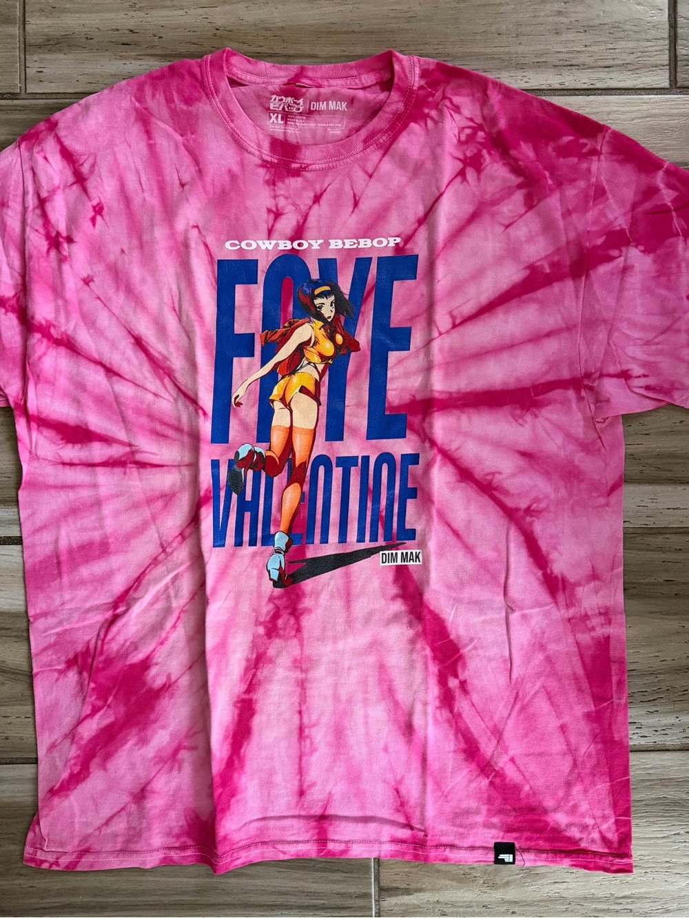 Cowboy Bebop Faye Valentine Tie-Dye Tee - Pink